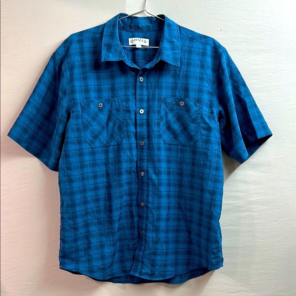 Orvis Men's Casual Tech Button Up sz L